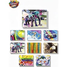Glanart 25X35 cm 60 Yaprak Resim Defteri Spiralli 1 Adet