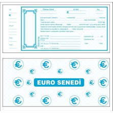 Jokey Kırtasiye Euro Senet Karnesi (1.koçan / 50YAPRAK)
