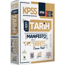 Informal Yayınları 2026 Kpss Genel Kültür 3 Adım Tarih Manifesto Branş 20 Deneme