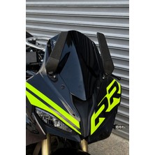 Banxtre Rks Srk 125 ve Srk 250 Uyumlu Racing Rr Kafa Çizgili 3 Parça Kafa Detay Sticker Seti