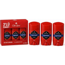 Old Spice Captain Deodorant Stick 50 ml 3’lü Paket