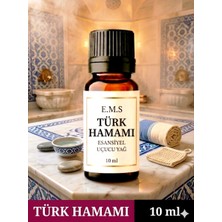 E.M.S TÜRK HAMAMI Uçucu Yağ Buhurdanlık Yağı Difüzör Esansı Oda Kokusu Esansı MUM ESANSI 10 ML.