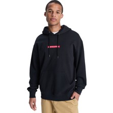 Quiksilver Dna Hoodie Erkek Siyah Sweatshirt