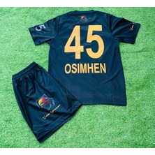 Lion Spor Siyah Özel Tasarım O.s.i.m.e.n Asslan Temalı Forma