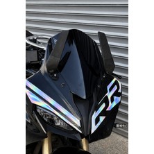 Banxtre Rks Srk 125 ve Srk 250 Uyumlu Racing Rr Kafa Çizgili 3 Parça Kafa Detay Sticker Seti