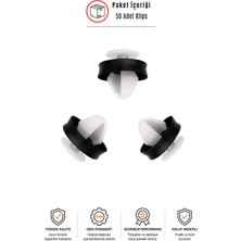 SEMECHLER Peugeot Partner 207 208 307 308 3008 508 5008 Tepee Uyumlu Kapı Döşeme Klipsi (50 Adet)