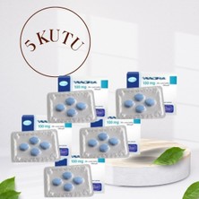 VIAGRA100MGHAP 5 Kutu 4'lü Toplam 20 Tablet Orjinal Kutulu 100MG Erkekler Için H-B Özel Sertleştırıcı Geciktiricili Performans Artırıcı VIAGRA_100 CIALIS100_0 Güç Kuvvet Viagra_a