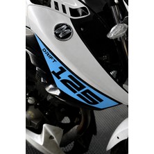 Banxtre Mondial Drift-L Için Yan Drenajlar Için DRIFT+125 Yazılı Sticker (Sağ ve Sol)