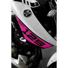 Banxtre Mondial Drift-L Için Yan Drenajlar Için DRIFT+125 Yazılı Sticker (Sağ ve Sol)