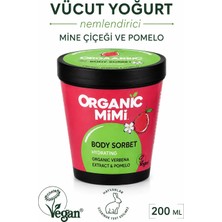Vücut Nemlendiricisi, Hafif Vücut Kremi Sıkılaştırıcı Vücut Sorbesi Mine Çiçeği ve Pomelo, 200 ml