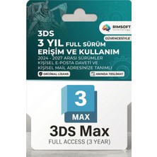 Autocad 3ds Max 2024-2027 Full Sürüm Mac Os ve Windovs Için - 3 Yıl Erişim - Kişisel Mail Adresinize Davet - Orijinal Lisans