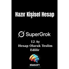 Süper Grok Kişisel Hazır Hesap 12 Ay