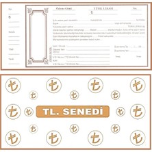 Jokey Kırtasiye (Dolar-Türk Lirası-Euro) Senet Karnesi 1.koçan / 50YAPRAK (Seçenekli Ürün)