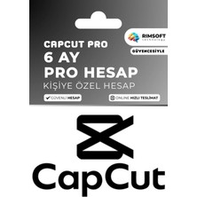 CapCut Pro 6 Aylık Kişisel Hesap Dijital Lisans Tekil Ürün Mobil/Web/PC