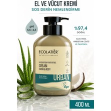 Pantenol El Vücut Bakım Kremi Nemlendirici Kuru Ciltler Için Yumuşatıcı, 400ml/ Hand & Body Cream