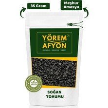 Gülçehre Yörem Afyon Meşhur Amasya Yöresinden Yerli Mahsül Gdo'suz Kuru Soğan Tohumu (Allium Cepa) | 35GR.