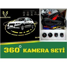 Rockalpha RA-360 4 Kameralı 360 Derece Araç Çevre görüntüleme Sistemi