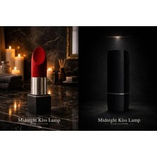 Mooddesign Mıdnıght Kıss Rouge - Noir Edition Ambient Lamp (Masa Üzeri Dekoratif ve Gece Ambiyans Lambası)
