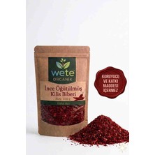 Wete Organik Kilis Biberi Ince Öğütülmüş 100 gr Orta Acı