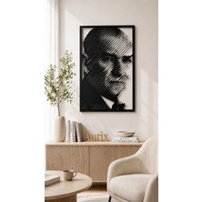 Aurix Atatürk Metal Duvar Tablosu 44X69CM Ev Ofis Dekorasyonu