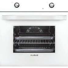 Alveus Beyaz Cam Ankastre Set (Mfa 604M Wh + Kls 670 + F17 60)