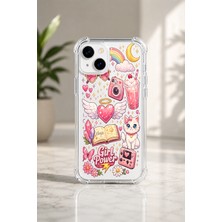 Powerfox Iphone 15/14 Uyumlu Cute Girl Power Baskılı Sevimli Telefon Kılıfı MK01A