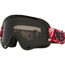 Oakley O Frame Mx Goggles Mtb Gözlük 702992 Red Eddie Dark Grey