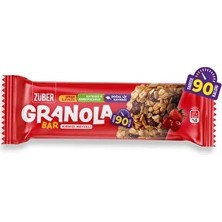 Züber Kırmızı Meyveli Granola Bar 25 gr (2 Adet)