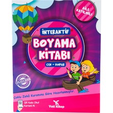 Yeti Kitap Interaktif Boyama Kitabı 2 (3 Adet)