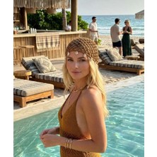 Ges Shop Kadın Trend Şapka /saç Aksesuarı /play Modası Saç Bandana