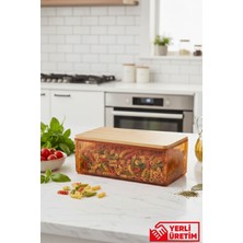 Gugga Tokyo - Bambu Kapaklı Lunchbox Saklama Kabı Organizer