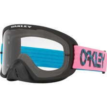 Oakley O Frame 2.0 Pro Mx Goggles Gözlük 711561 2 Stroke Blue Pink Clear