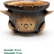Haangarden El Yapımı Seramik Saksı