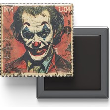 İberk Joker - Baskılı Buzdolap Magneti Kare - 9x9 cm