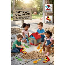 Belirtilmemiş Tuğla Presli ve Aparatlı Kinetik Oyun Kumu Inşaat Seti