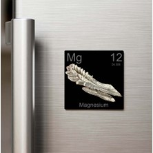 İberk Magnesium (Magnezyum) Elementi – Buzdolap Magneti – 9x9 cm