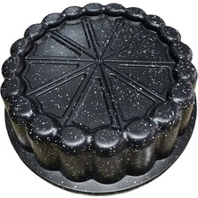 Dinç Kitchen Üçgen Dilimli Tart Kek Kalıbı Siyah Granit 26 cm