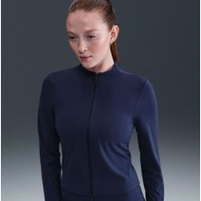 Nike Zenvy Dri-Fıt Ls Top Kadın Lacivert Sweatshirt FV7423-410