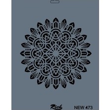 SÜS Mey Ithalat® Rich New Seri N-473 Stencil 35X25 cm