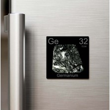 İberk Germanium (Germanyum) Elementi – Buzdolap Magneti – 9x9 cm