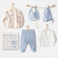 SÜS Mey Ithalat®   AC25910 Newborn Set Dino 5'li Hastane Çıkışı Beige