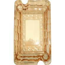 Premium Quality Premiumquality Gold Şeffaf Kristal Desenli Ikili Puro Küllüğü