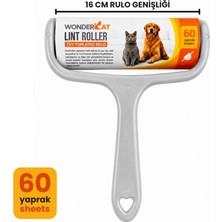 Wondercat Yüksek Yapışkanlı Tüy Toplama Rulosu 60 Yaprak 16 cm