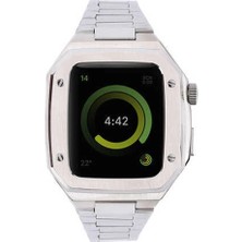 AyrStore Buğz Watch 44MM Metal Petek Kasalı Kordon - Gümüş