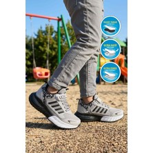 Walkway Lafonten 748 F Buz-Siyah Cırtlı Erkek Çocuk Spor Ayakkabı