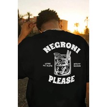CC Collection Negroni Sırt Baskılı Oversize T-Shirt