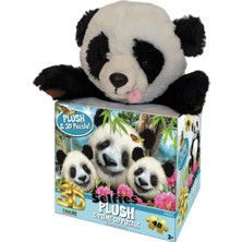 SÜS Mey Ithalat®  Prime 3D - Panda Pelüş ve Selfie 48 Parça Puzzle 15800