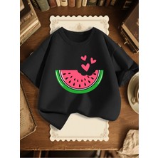 CC Collection Karpuz Baskılı Çocuk Tişörtü Unisex Tshirt