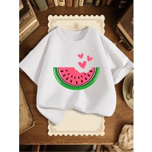 CC Collection Karpuz Baskılı Çocuk Tişörtü Unisex Tshirt