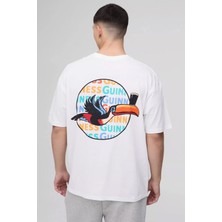 CC Collection Guınness Baskılı Oversize Erkek T-Shirt - Rahat ve Şık Tasarım